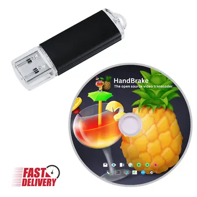 Handbrake Video Converter Any File To MP4 OR MKV DVD USB Flash Drive • £5.99