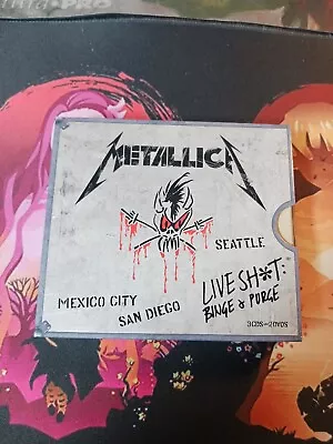 Live Shit: Binge & Purge [Box] By Metallica (CD Nov-2002 3 Discs Elektra... • $40