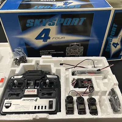 Futaba Skysport 4 Channel Transmitter Digital Proportional RC System Read! B4 • $90