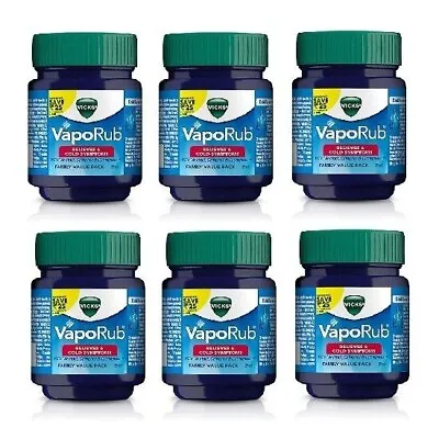 Vicks VapoRub Ointment Relief From Headache Cough Cold Pains 25m (6PK) • $14.99