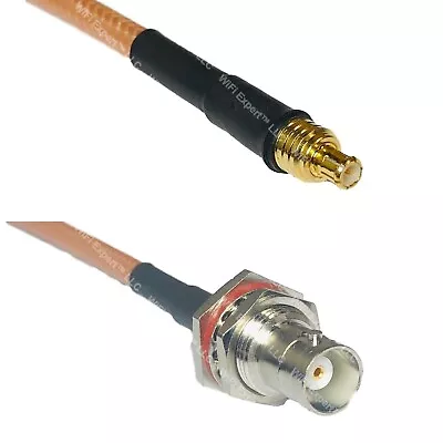 RG400 MCX MALE To BNC FEMALE BIG BULKHEAD RF Cable FAST-SHIP LOT • $126.27