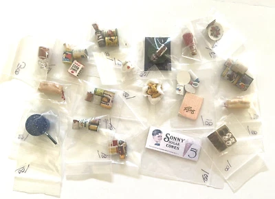 $19.95 • Buy Grab Bag Of  1/12  Scale Dollhouse Miniaturefood Cans, Boxes & More  [f]