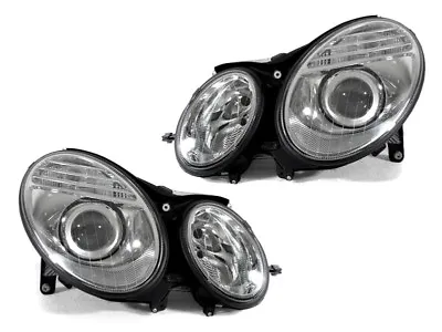 DEPO Chrome AMG Style Projector Headlight Set For 03-06 Mercedes W211 E Class • $305.96