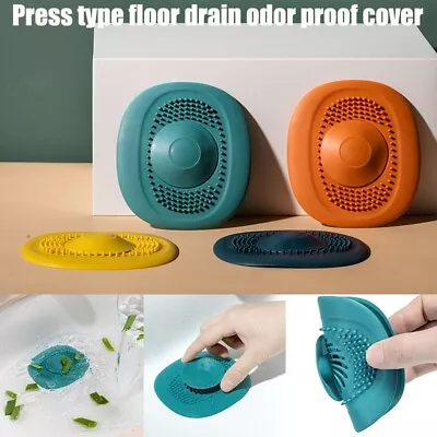 £3.79 • Buy Sink Strainer Bathroom Drain Hair Trap Catcher Bath Stopper Plug Filter Shower W