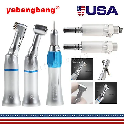 NSK Style Dental Slow Low Speed Handpiece Contra Angle Straight Air Motor 2/4H • $16.99