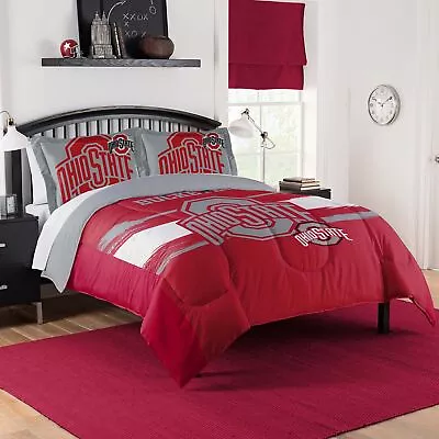 NCAA Ohio State Buckeyes Officially Licenced Comforter & Sham Set • $58.49