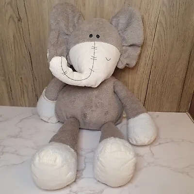 Mamas And Papas Once Upon A Time Peanut The Elephant  Baby Soft Toy 15” Beanie • £9.99