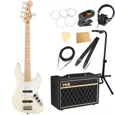 Squier By Fender Affinity Series Jazz Bass V OLW 5-string Electric Bass Beginner • $722