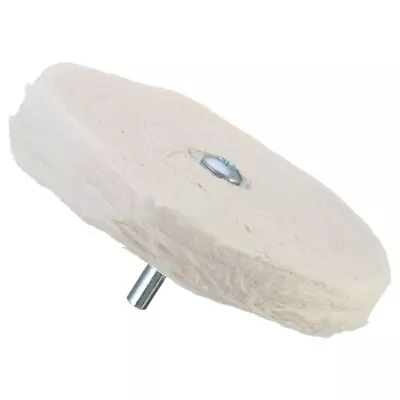 4  POLISHING CLOTH WHEEL 100mm Metal Drill BUFFER MOP PAD FITS DEWALT /MAKITA AU • $10.43