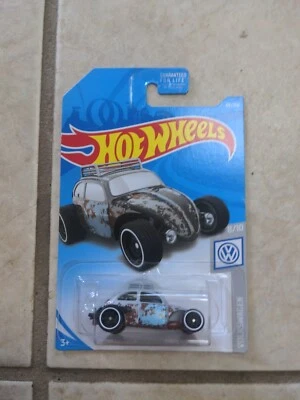 $2.95 • Buy Hot Wheels 1/64 DieCast Custom Volkswagen Beetle VW Bug Rat Hot Rod 8/10 Car #69