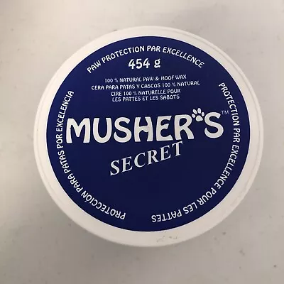 Musher's Secret Dog Paw Wax Protection Moisturizer 60g 200g 454g All-Natural • $29.99