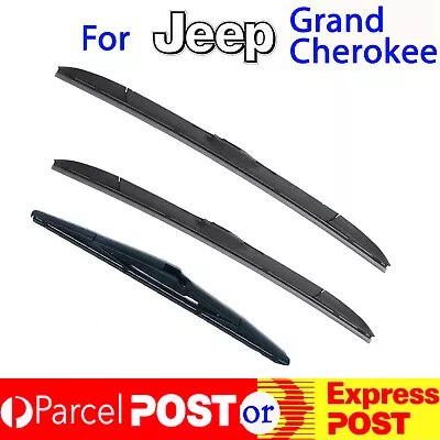 Windscreen Wiper Blade For JEEP GRAND CHEROKEE WK 2013 - 2018 Front And Rear • $37.90