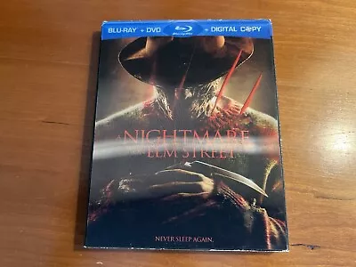 A Nightmare On Elm Street (Blu-ray/DVD W/ Rare OOP Lenticular Slipcover) • $25