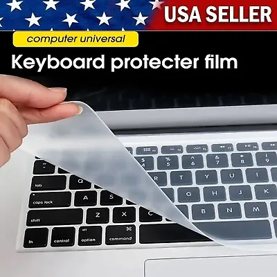 Universal Keyboard Laptop Protective Silicone Cover Dustproof For MacBook Pro • $3.90