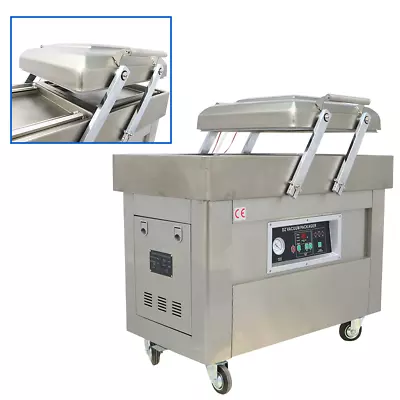 220V Two Chamber Vacuum Packaging Machine Stainless Steel 1-3/Minute 900W • $1785.05