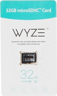 Wyze Expandable Storage 32GB MicroSDHC Card Class 10 Black - ORIGINAL  *NEW* • $10.98