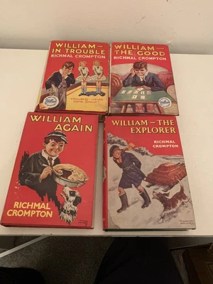 £17.20 • Buy 4 X William Books By Richmal Crompton From 1950’s/60’s