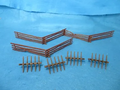 CLASSIC TOY SOLDIER Civil War Split Rail Fence & Spiked Barricade Sections 10 Pc • $13.95