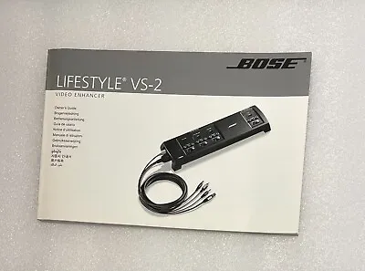 Bose Lifestyle Systems VS-2 Video Enhancer Owners Guide Manual • $9.95