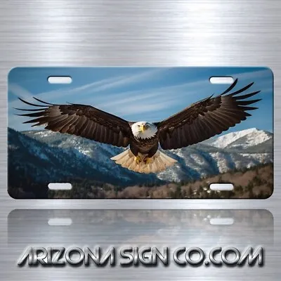 Bald Eagle Vehicle License Plate Front Auto Tag American Soaring Eagle NEW USA • $17.97