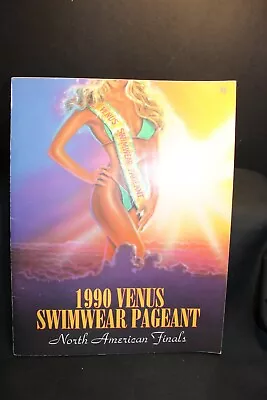 Program Book - 1990 VENUS Swimwear Pageant North American Finals  -  RARE • $40