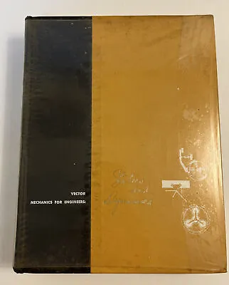 Vintage Vector Mechanics For Engineers:Statics And Dynamics 1962 Hardcover • $38