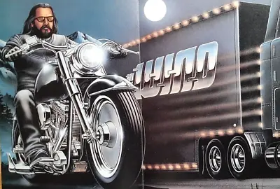 Vintage David Mann Motorcycle Poster Original Easy Rider - In The Wind • $8.99