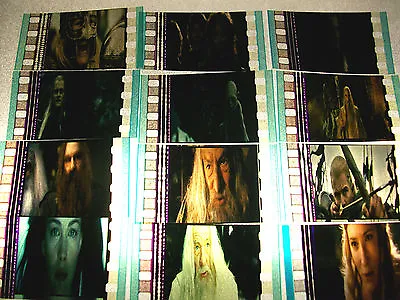 LORD OF THE RINGS Mix Film Cell Lot Of 12 - Collectible Compliments Dvd Poster • $19.95