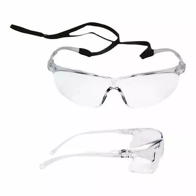 3M Safety Glasses Spectacles PELTOR Tora 71501-00001 Eye Protection Neck Cord • £9.49