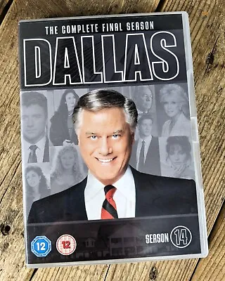 Dallas: (Final) Season 14 (DVD Series Box-Set) Vintage Texas Drama • £10.95