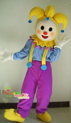 Clown Mascot Costume Perform Halloween Party Cosplay Fancy Dress Cartoon Outfits • £174.71