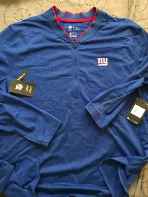 Nike New York Giants Nfl On Field 1/2 Zip. Jacket Size 2xl Men  Nwt 85.00 • $54.99