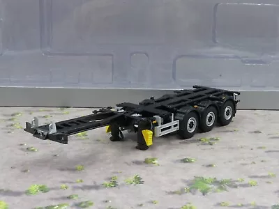 WSI 03-1010 Skeleton Container Trailer - 1:50 Scale Diecast MISSING PARTS • £12.51