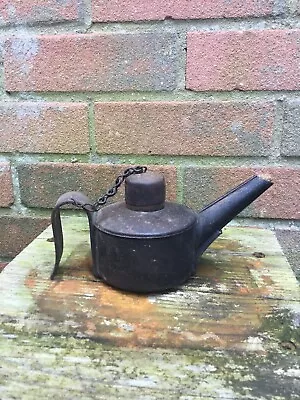 Vintage Railway? Oil Flare Inspection Lamp • £15