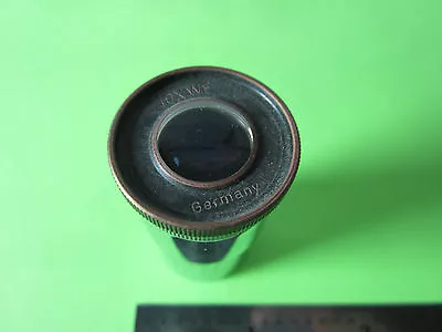 Optical Microscope Part Eyepiece Germany 10x Wf Vintage Optics Bin#b5-39 • $39