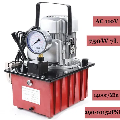 DYB-63B Electric Driven Hydraulic Pump + 1.8m Oil Hose10K PSI Manual Valve 110V • $234