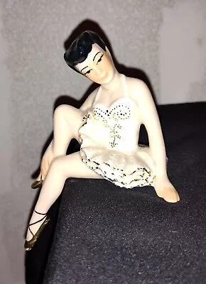 Vintage 1950s Ceramic Arts Studio Ballerina Shelf Sitter Figurine  • $25
