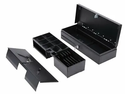 Cash Drawer Hs170a High Quality Flip Top Black 6b/8c 24v New • $73