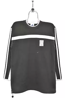 Vintage Adidas Black Sweatshirt | Medium • $25