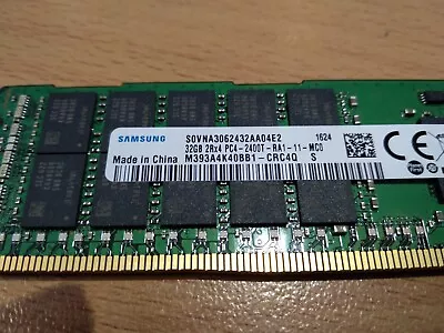 1x32GB Samsung M393A4K40BB1-CRC4Q S 2Rx4-2400T-RA1-11-MCO Cisco 15-104065-01 RAM • $155