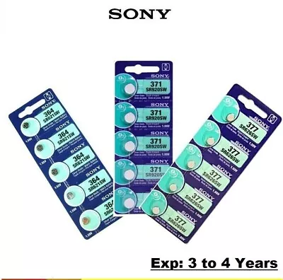 Sony 364 371 377 394 395 SR626SW SR920SW SR621SW AG4 AG1 621 AG6 Watch Battery A • $7.99