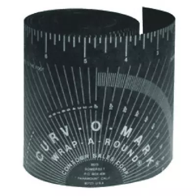 Curv-O-Mark WRAP-A-ROUND Large Metric Scale & Pitch Chart Flexible Gasket • $199.95