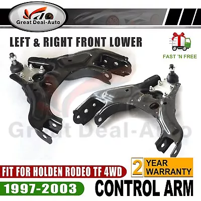 Fit Holden Rodeo TF 4WD 1997-2003 Front Lower Control Arm Set Of LHS & RHS • $243.19