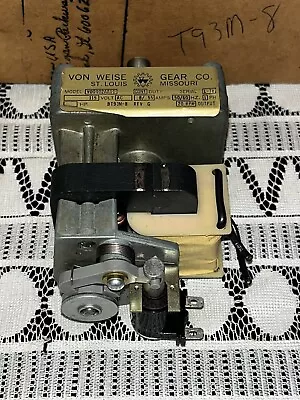 Vintage Von Weise Gear Co. Electric Motor # V00402AA11.. • $100