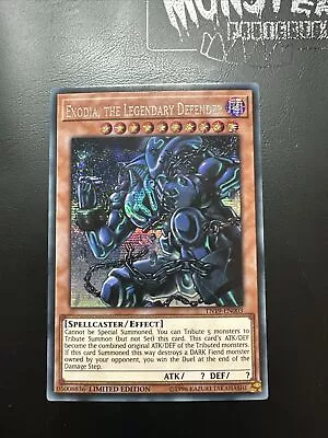 Yugioh Exodia The Legendary Defender Secret Rare Tn19-en003 Limited Edition • £3.99