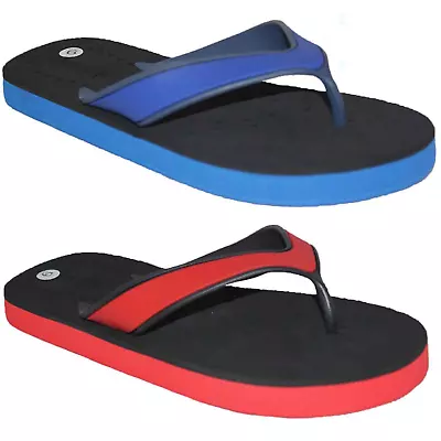 Mens Gladiator Cushioned Walking Sandals Summer Beach Flip Flop Mules Shoe Size • £4.95