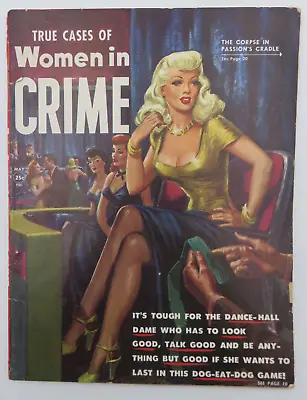 £60.45 • Buy VINTAGE True Cases Of Women In Crime May 1951 - Pulp Detective Magazine GGA