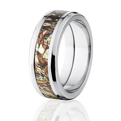 Duck Blind Mossy Oak Camo Rings Camouflage Wedding Rings Camo Bands • $149.32