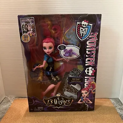 Monster High Gigi Grant Daughter Of The Genie Doll 13 Wishes New In Box 2012 • $100