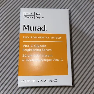 MURAD Vita-C Glycolic Brightening Serum 0.17oz 5ml Mini Travel Sz New In Box • $8.25